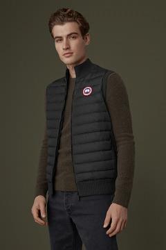 Chamarras Canada Goose Hombre México - HyBridge Chalecos Negros TA3579186